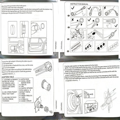 Universal/ Custom Vehicle Electric Window Kit 12V (2-Door)
