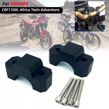Handlebar Risers Honda Twin CRF1100L/Adventure Sport Black