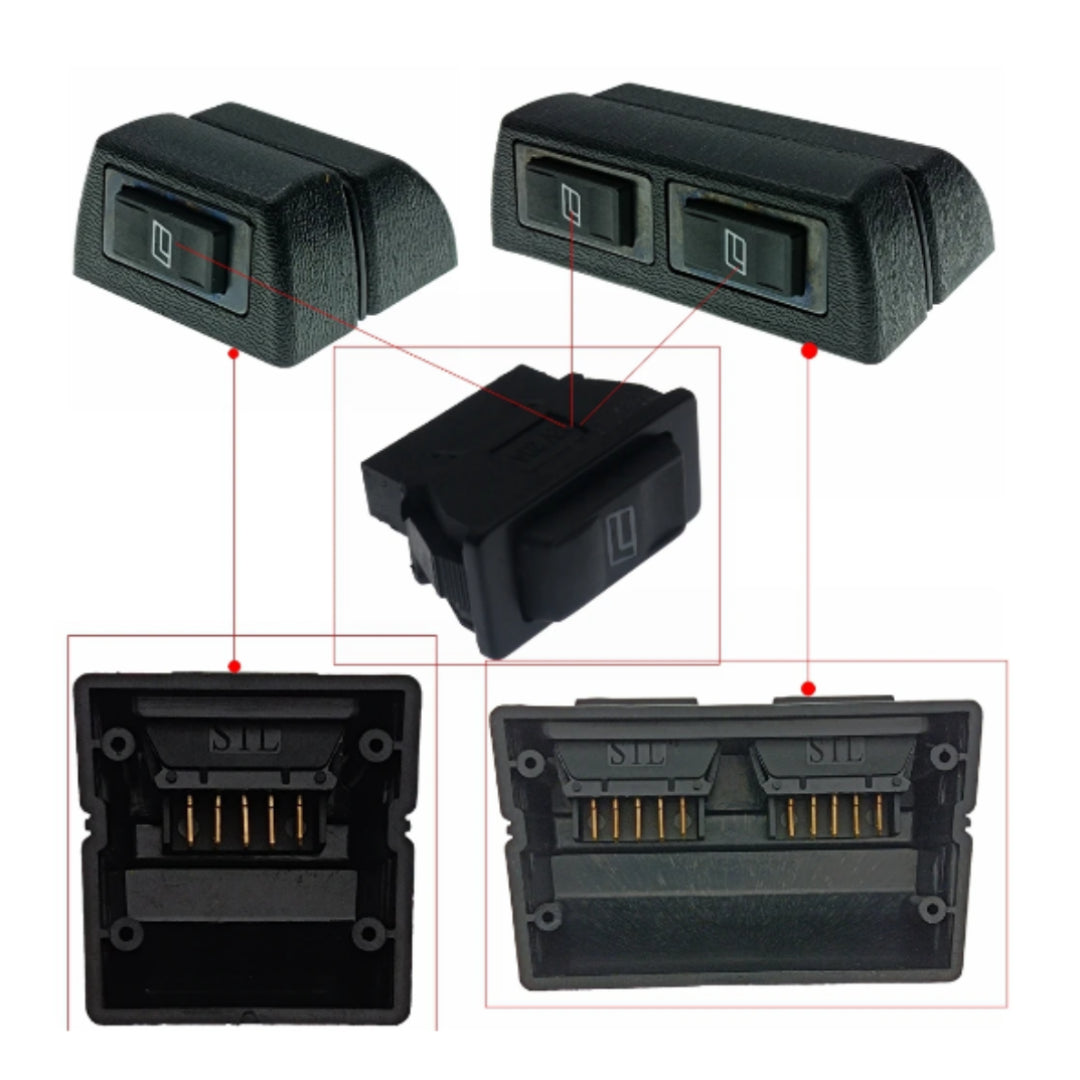 Universal/ Custom Vehicle Electric Window Kit 12V (2-Door)