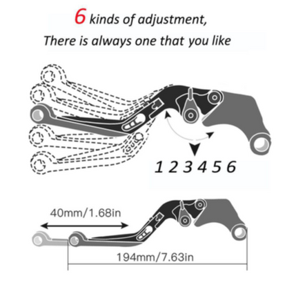 Triumph Tiger 800 Foldable Levers Set (2015-2018)