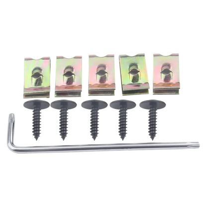 Auto M5x16 Torx Screw & Clip Set: Universal/ VW/ Audi & Seat (100-Piece)