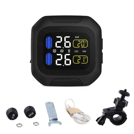 Tyre Pressure/ Temperature Monitoring System & Handlebar Mount