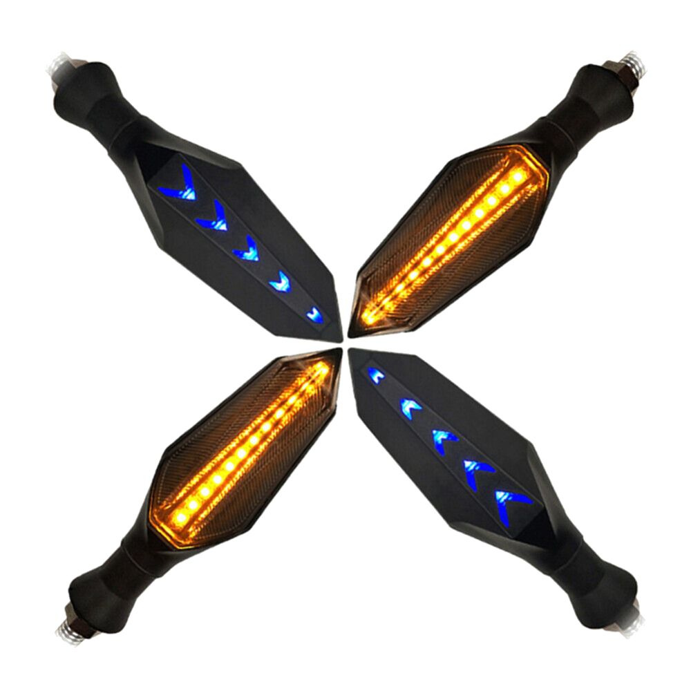 Universal Motorcycle Indicators: Flowing LED Set