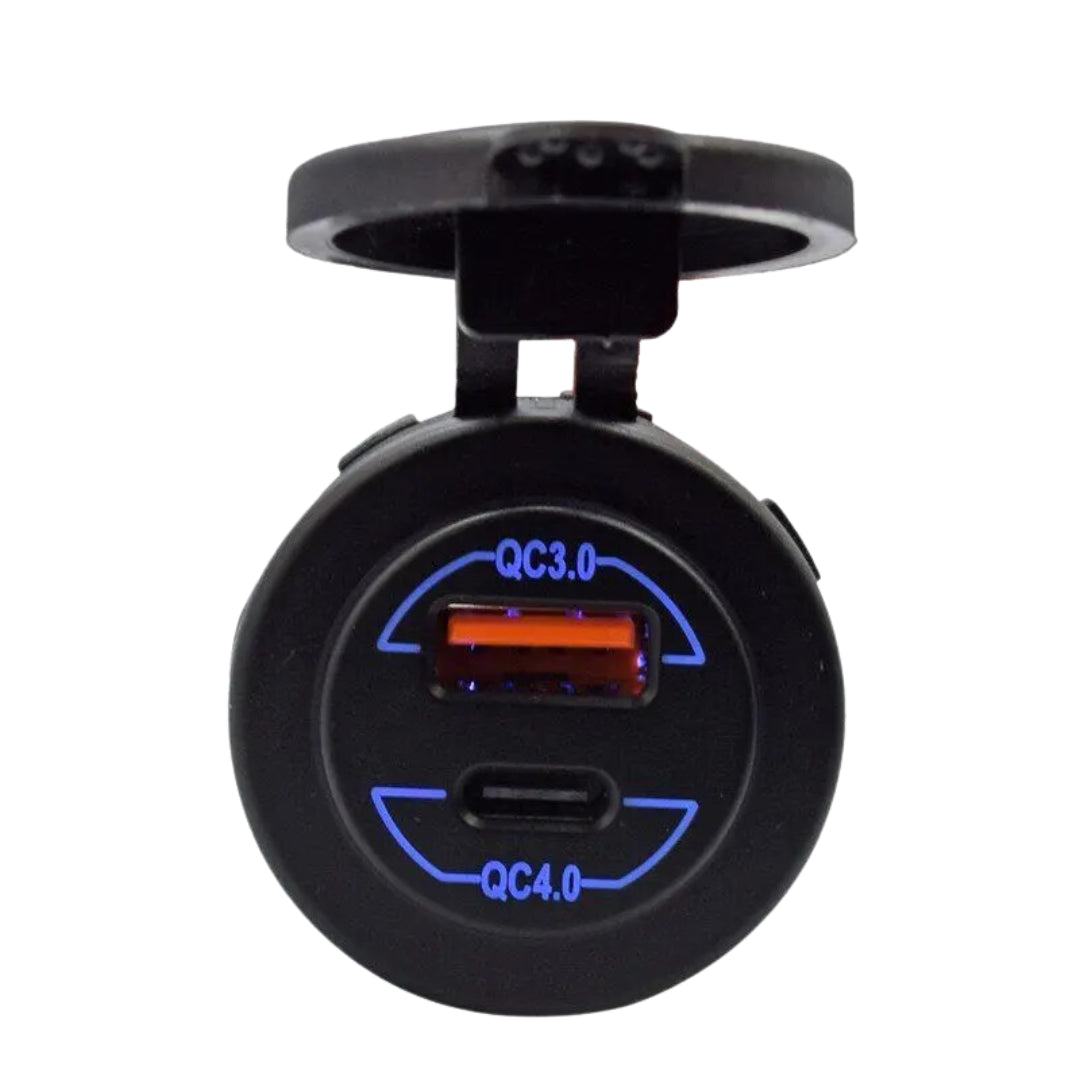 Automotive Charging Port 4.0 PD & QC3.0 USB