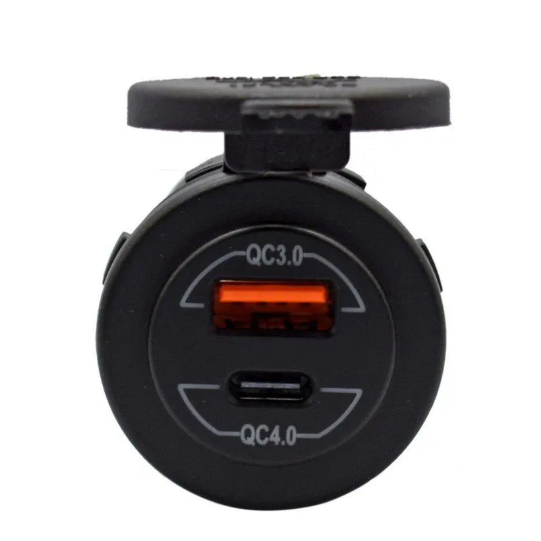 Automotive Charging Port 4.0 PD & QC3.0 USB