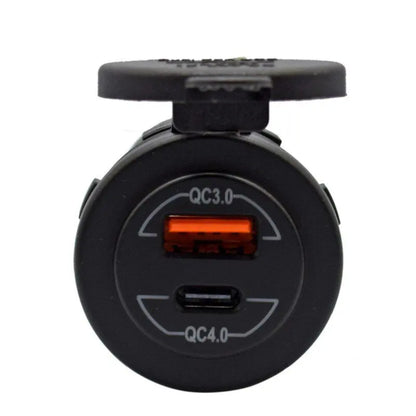 Automotive Charging Port 4.0 PD & QC3.0 USB