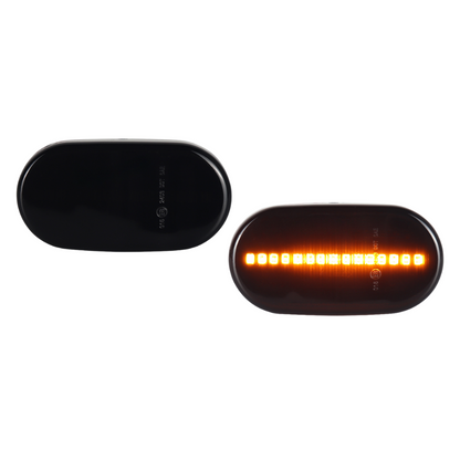 Aftermarket Flowing LED Indicator Set Compatible with: Suzuki Jimny - Black, Orange