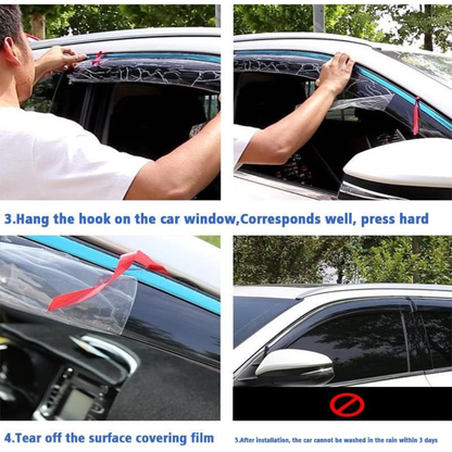 Window Weather Deflectors / Guards Suzuki Jimny 3-Door: 4-Piece (2019-)