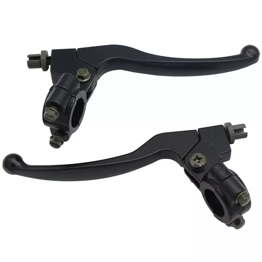 Motorcycle Cable Brake & Cable Clutch Lever Set (22mm)