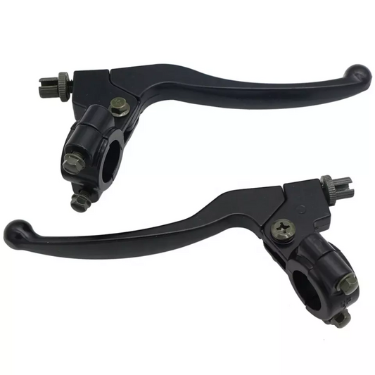 Motorcycle Cable Brake & Cable Clutch Lever Set (22mm)