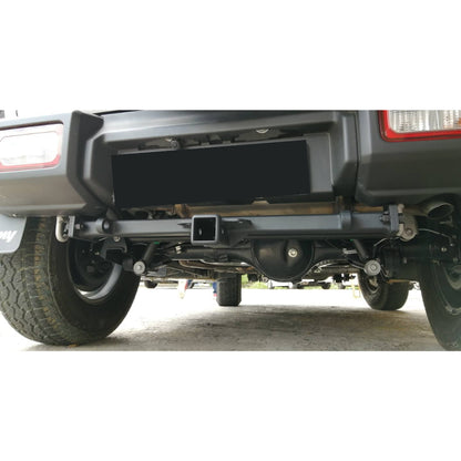 Aftermarket Steel Tow Bar & Red Shackles: Suzuki Jimny 3/5 Door (2019-)