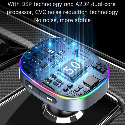 Digital Display Voltage Monitoring Bluetooth Hands-free Call Car MP3 Player