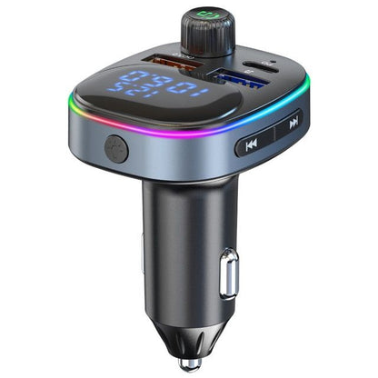 Digital Display Voltage Monitoring Bluetooth Hands-free Call Car MP3 Player
