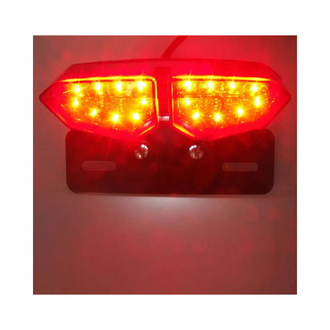 MC LED Tail Light & Number Plate Holder: Brake & Indicators Light #3