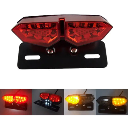 MC LED Tail Light & Number Plate Holder: Brake & Indicators Light #3