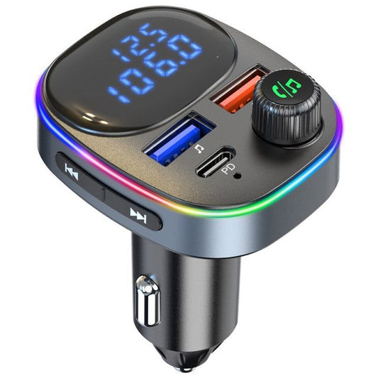 Digital Display Voltage Monitoring Bluetooth Hands-free Call Car MP3 Player