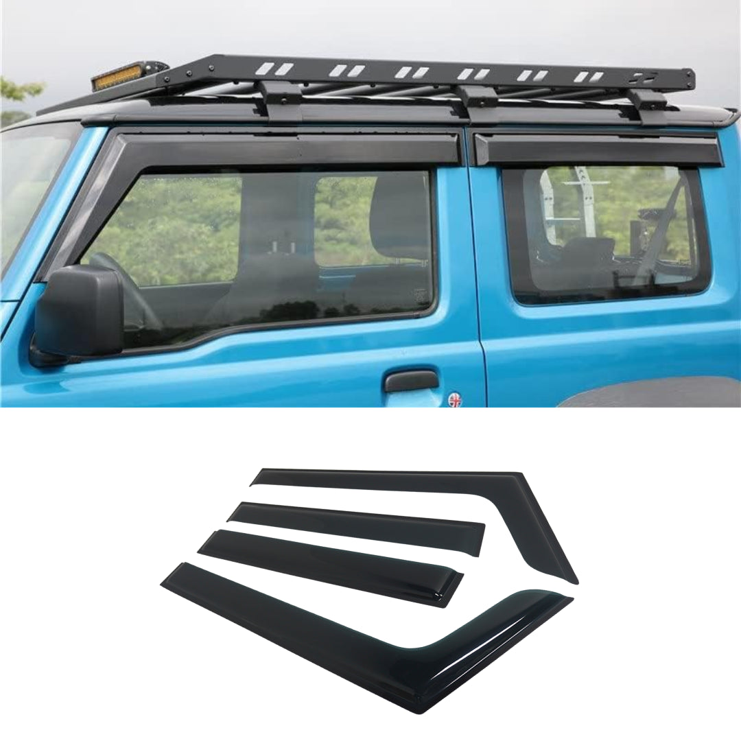 Window Weather Deflectors / Guards Suzuki Jimny 3-Door: 4-Piece (2019-)