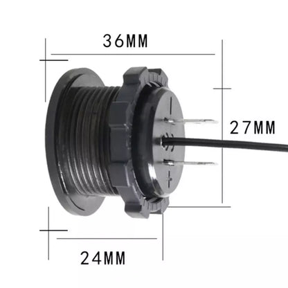 LED Dual Display Temperature & Voltmeter (12V)