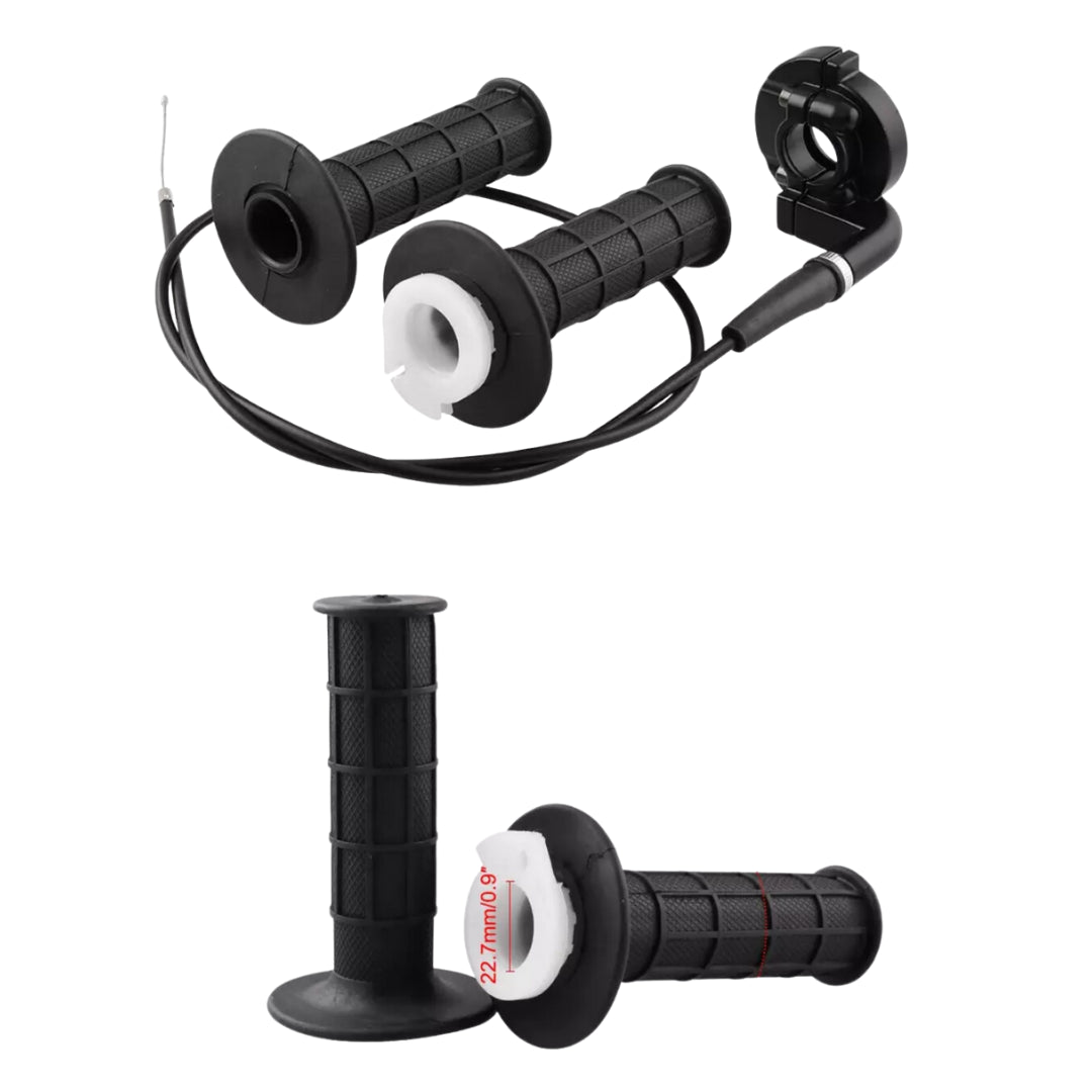 Throttle Tube with Grips & Cable (22mm)