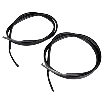 Roof Trim Strip Set Compatible with Toyota Hilux 2-Door (2005-2015)