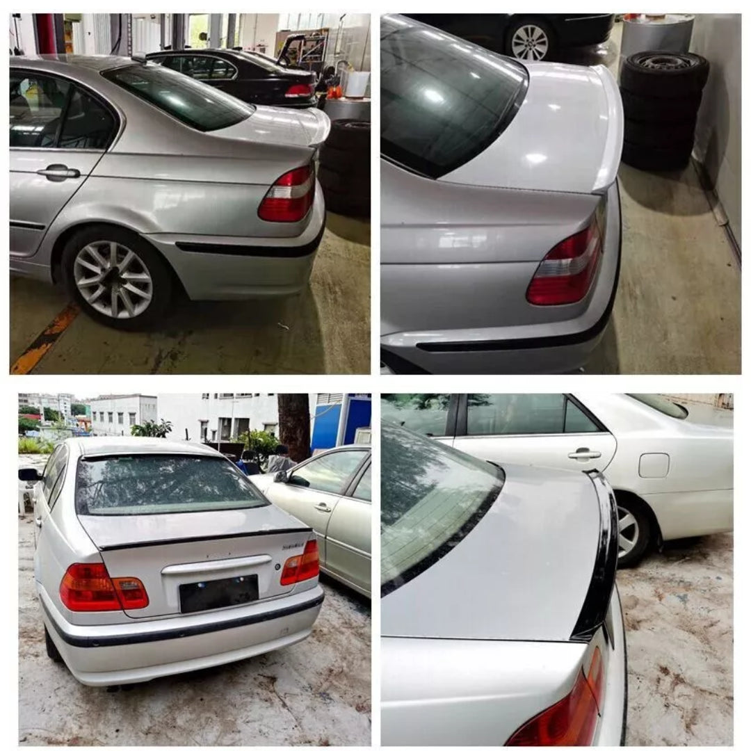 Aftermarket Rear Boot Spoiler Compatible with BMW e46 - Gloss Black