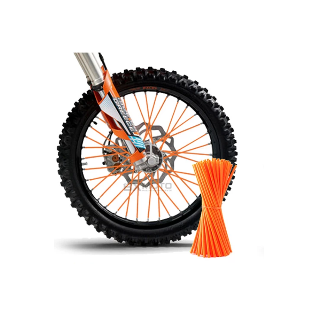 Universal Motorcycle Rim Spokes Skins - 72 Piece