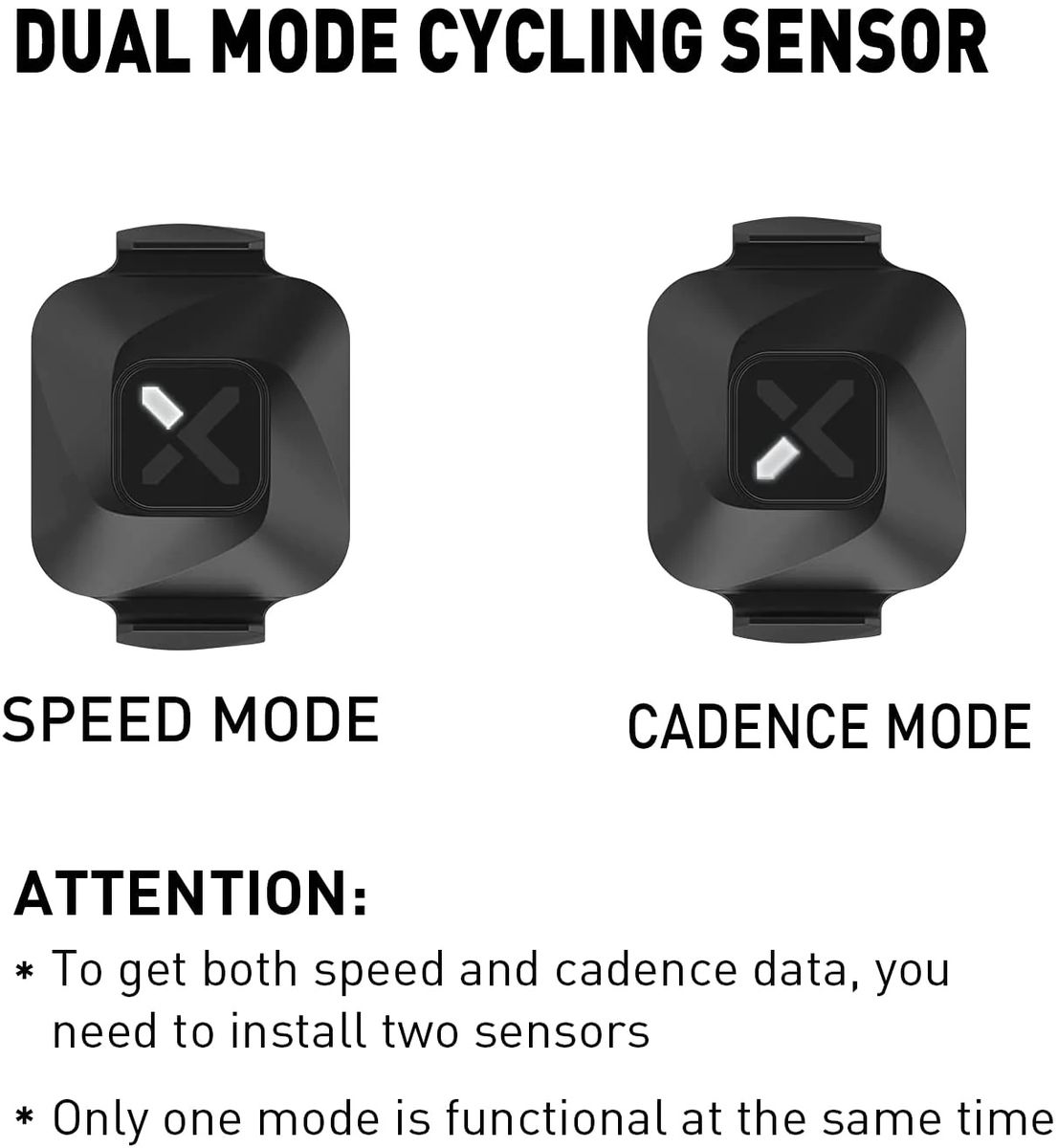 XOSS Vortex Wireless Cycling Speed or Cadence Sensor