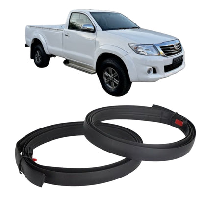 Roof Trim Strip Set Compatible with Toyota Hilux 2-Door (2005-2015)