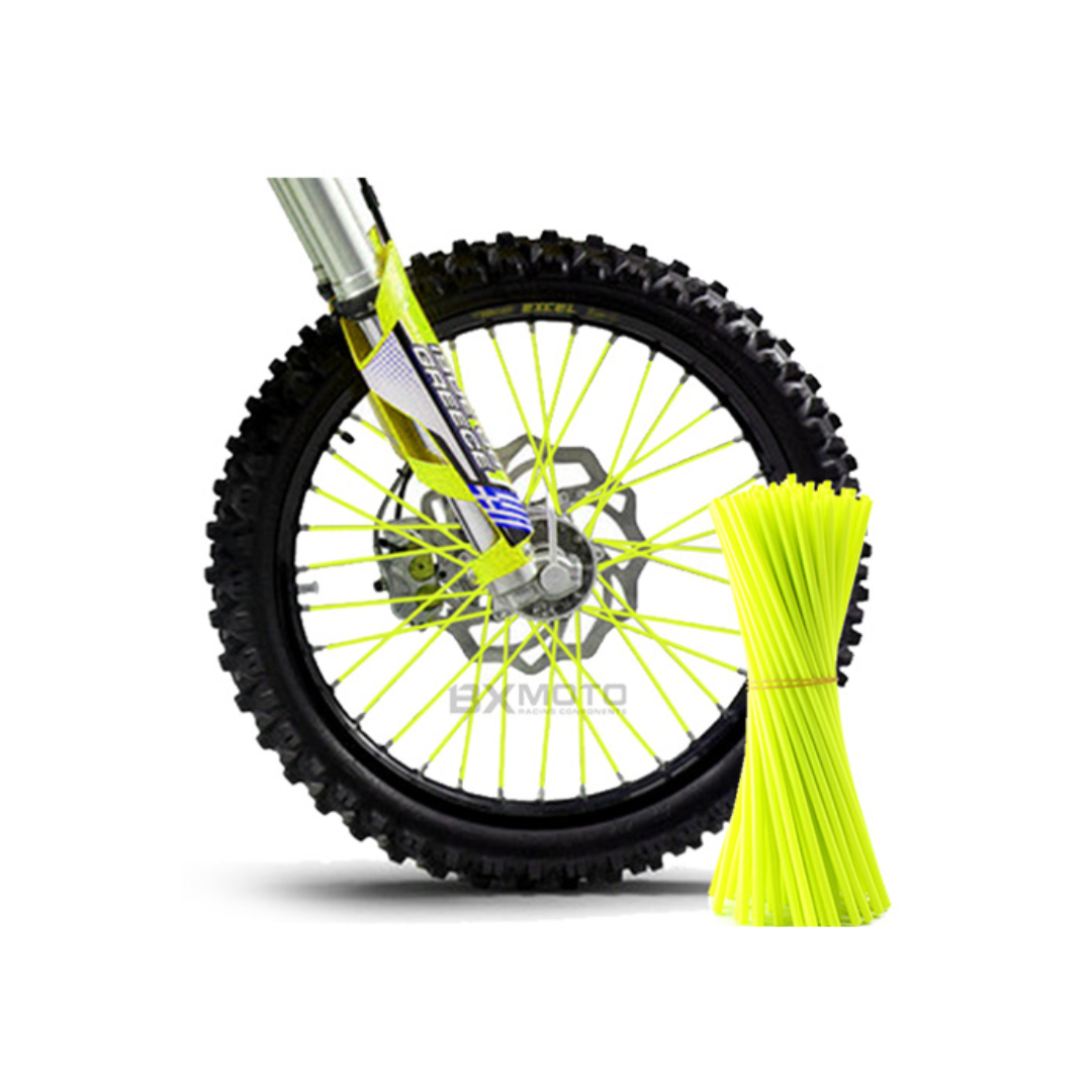 Universal Motorcycle Rim Spokes Skins - 72 Piece