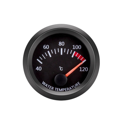 Automotive Black Water Temperature Gauge (52mm)