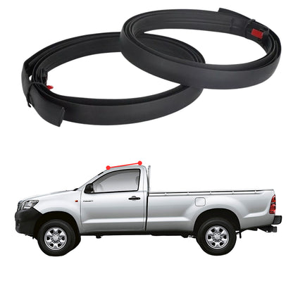 Roof Trim Strip Set Compatible with Toyota Hilux 2-Door (2005-2015)