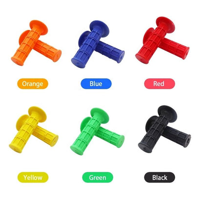 Universal Motorcycle Soft Rubber Handlebar Grips - 22mm