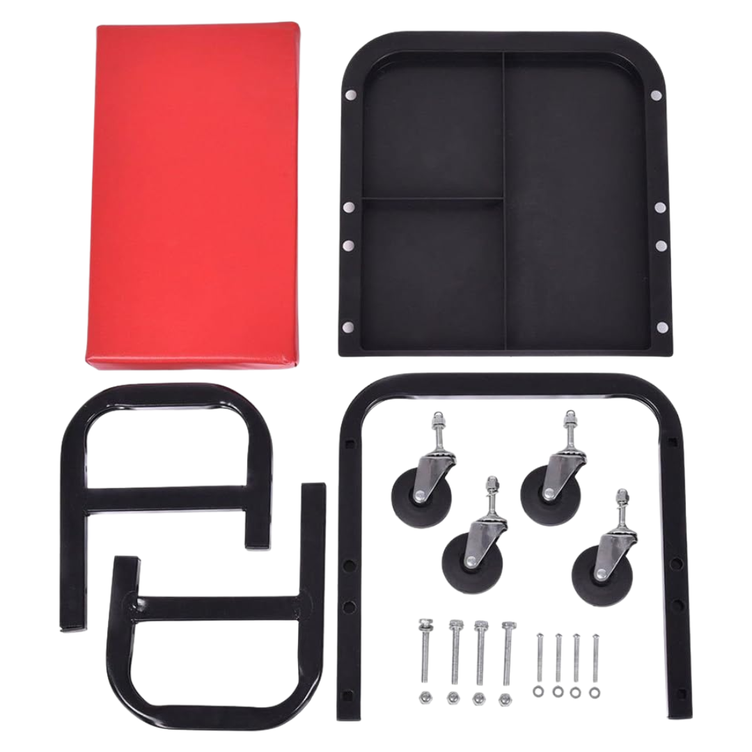 Mobile Maintenance / Repair Chair & Tool Tray: Mechanic / Workshop Stool