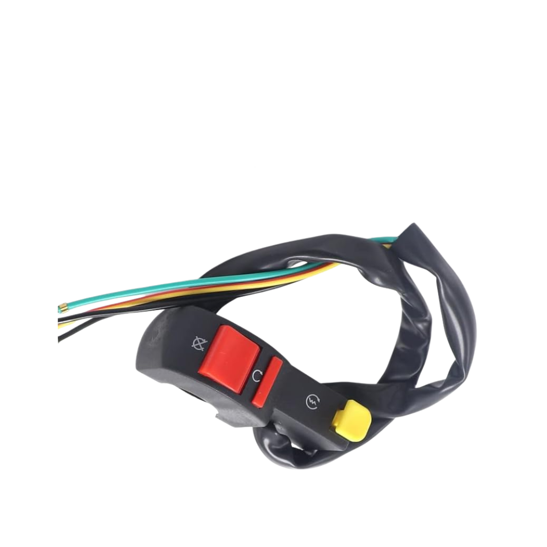 Custom Motorcycle ON/OFF & Start Switch: 22mm