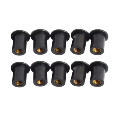 Screen Rubber Well Nuts & Bolts M5 Set (10-Piece)