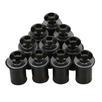 Screen Rubber Well Nuts & Bolts M5 Set (10-Piece)