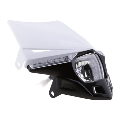 Universal Aftermarket Motorcycle Headlight (12V)