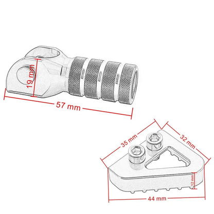 Aftermarket Replacement Tips Rear Brake & Gear Lever for KTM EXC/ SMC