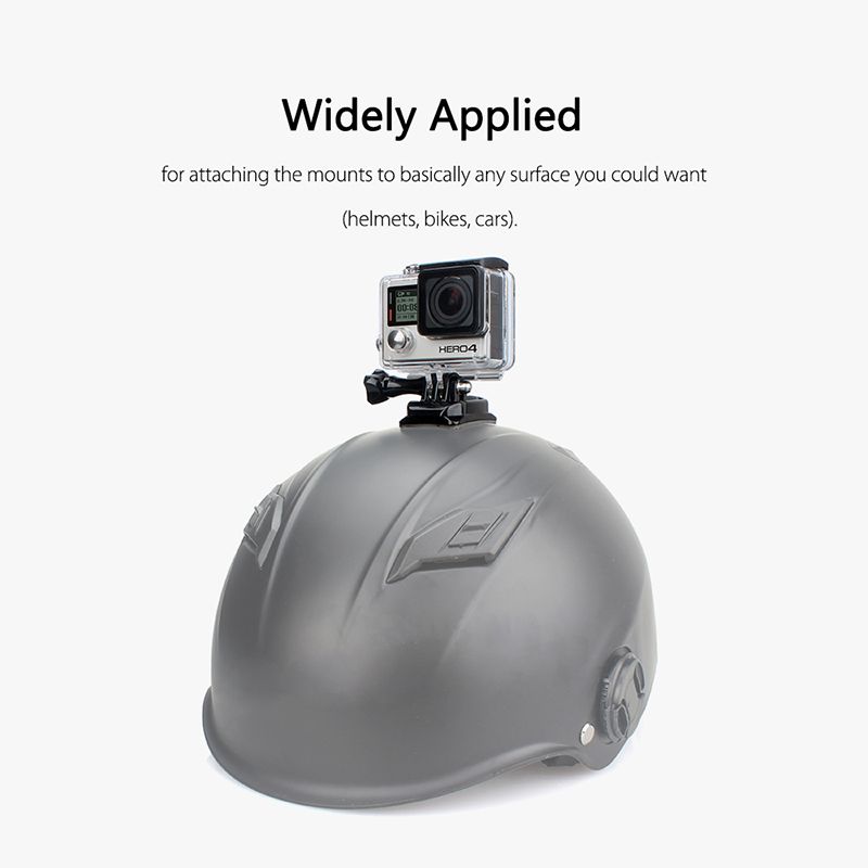 Flat and Curved Adhesive Mounts for All GoPro