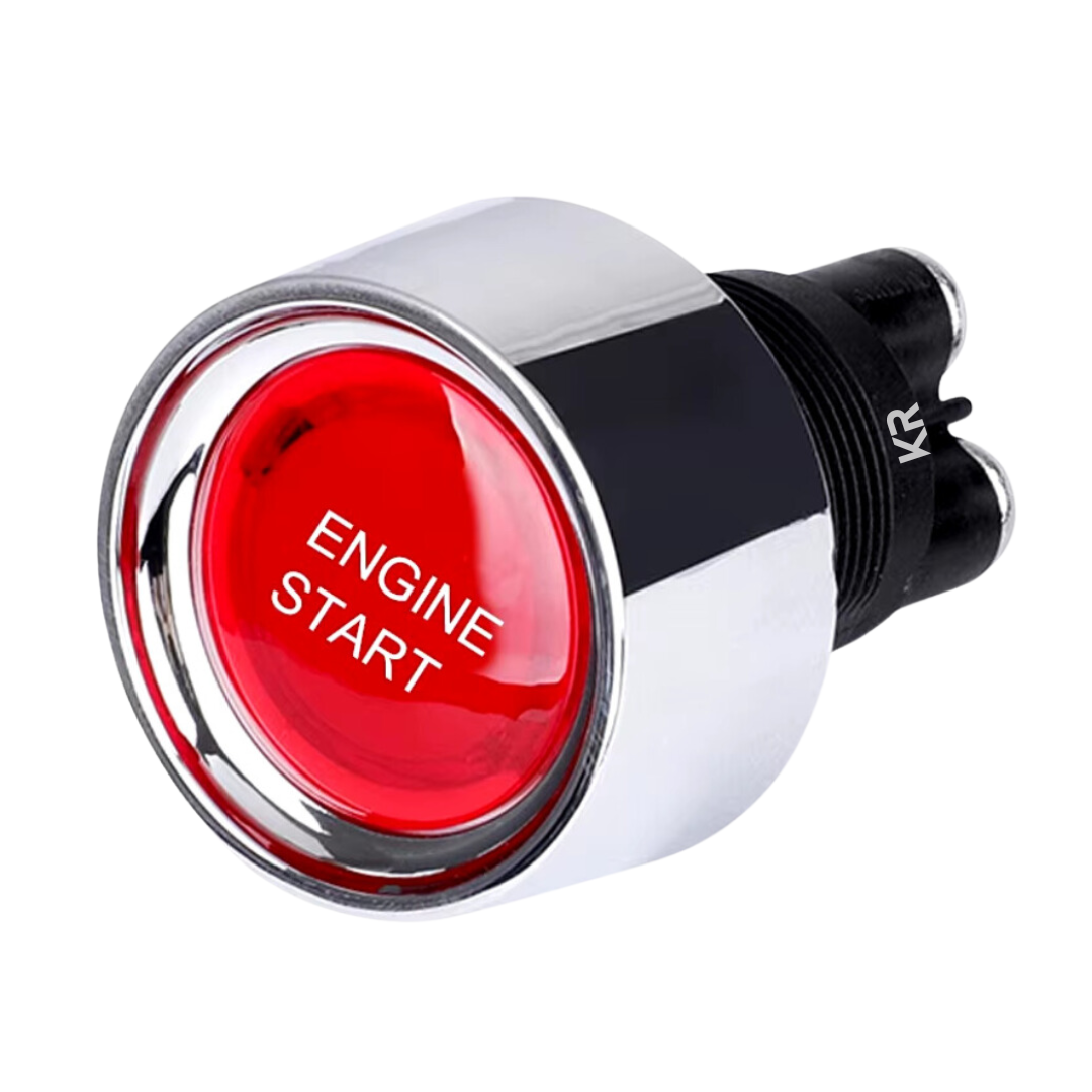 Custom Ignition Push Start Button (Blue or Red)