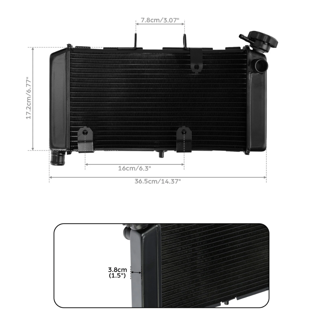 Aftermarket Radiator Compatible with Honda NC700 / NC750X (2012-)