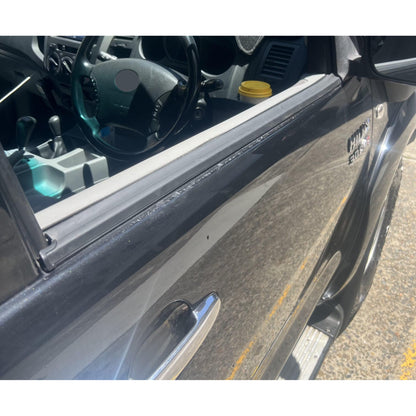 Aftermarket Window Weather Strip Trim Set: Hilux 2-Door (2005-2015)