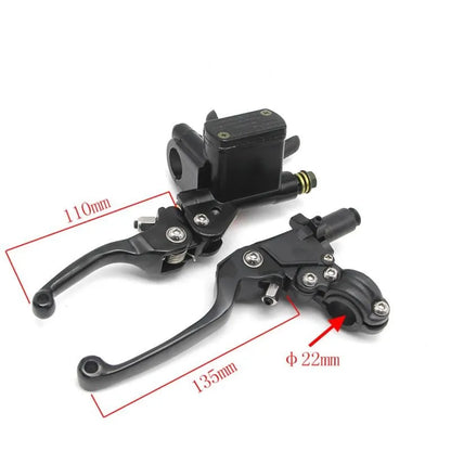 MC Short Brake & Clutch Perch/Lever Set (22mm)