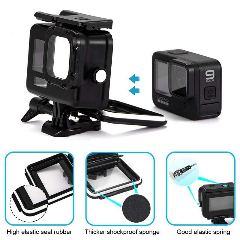 Waterproof Protective Housing For GoPro Hero 9/ Black