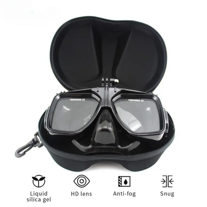 Multifunctional Diving Mask with Camera Mount for GoPro & Action Cameras