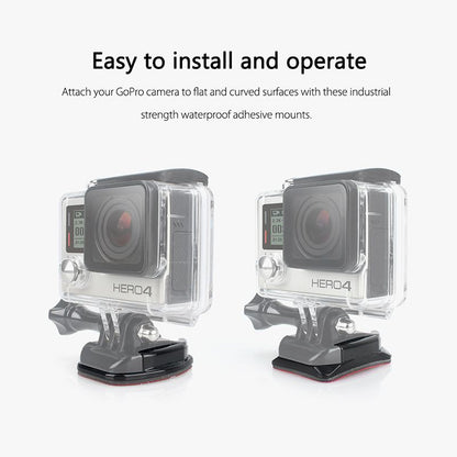 Flat and Curved Adhesive Mounts for All GoPro