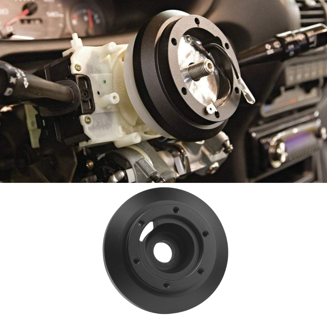 Aftermarket Slim Steering Wheel Hub Adaptor Compatible with BMW E46