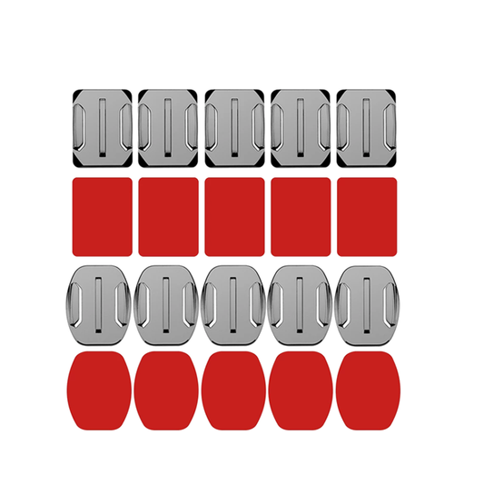 Flat and Curved Adhesive Mounts for All GoPro