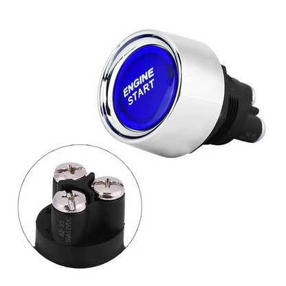 Custom Ignition Push Start Button (Blue or Red)