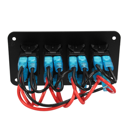 Automotive 4-Gang Rocker Switch Panel/ Circuit Breaker